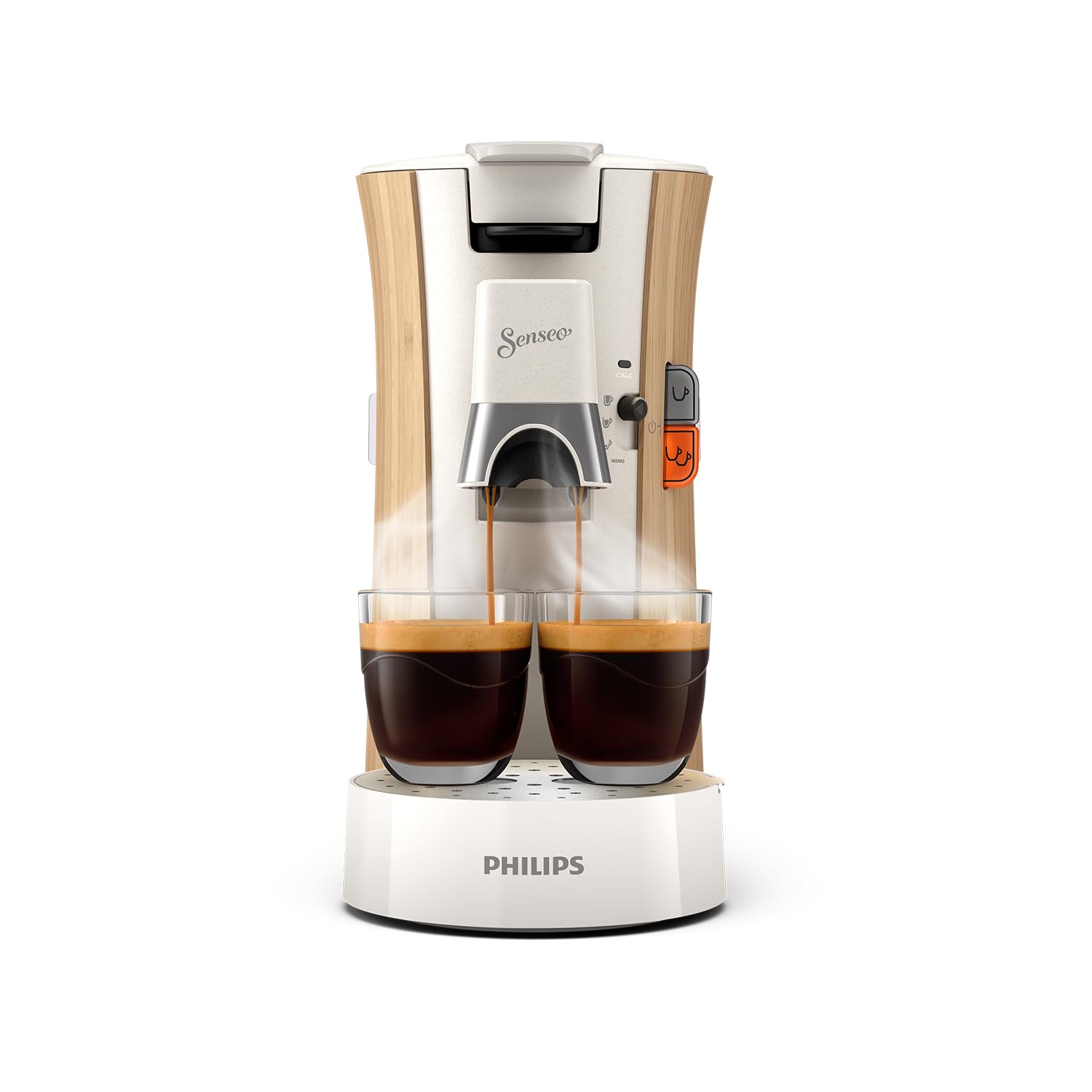 Machine à Café Rivano Senseo Select CSA240/06 – Blanc Soie, Éco-responsable