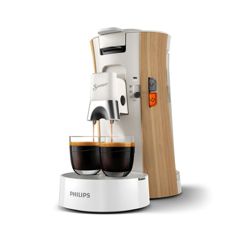 Machine à Café Rivano Senseo Select CSA240/06 – Blanc Soie, Éco-responsable