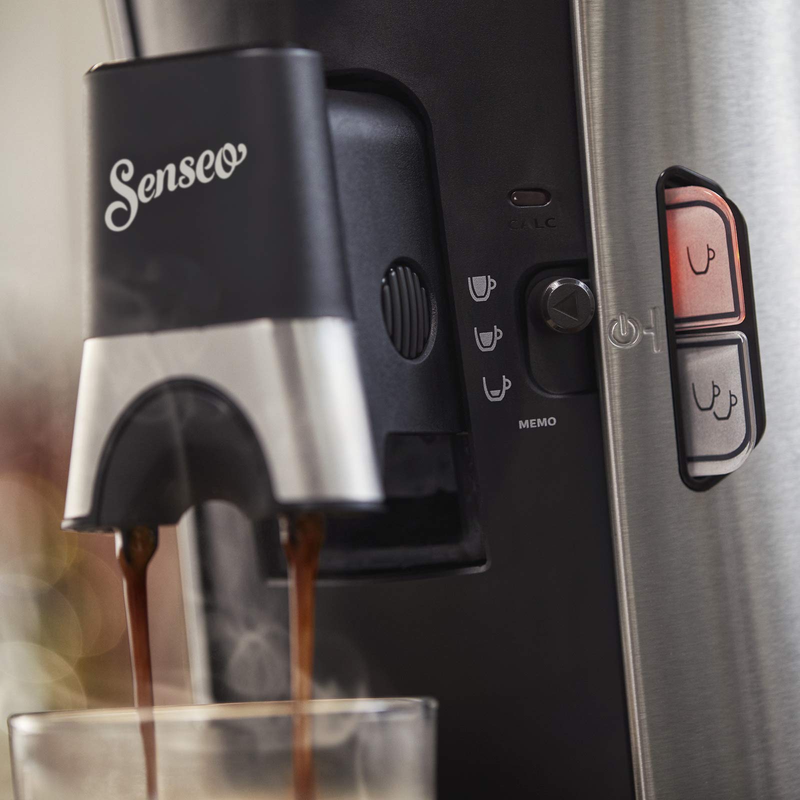 Machine à Café Rivano Senseo Select Eco CSA250/10 – Acier Brossé