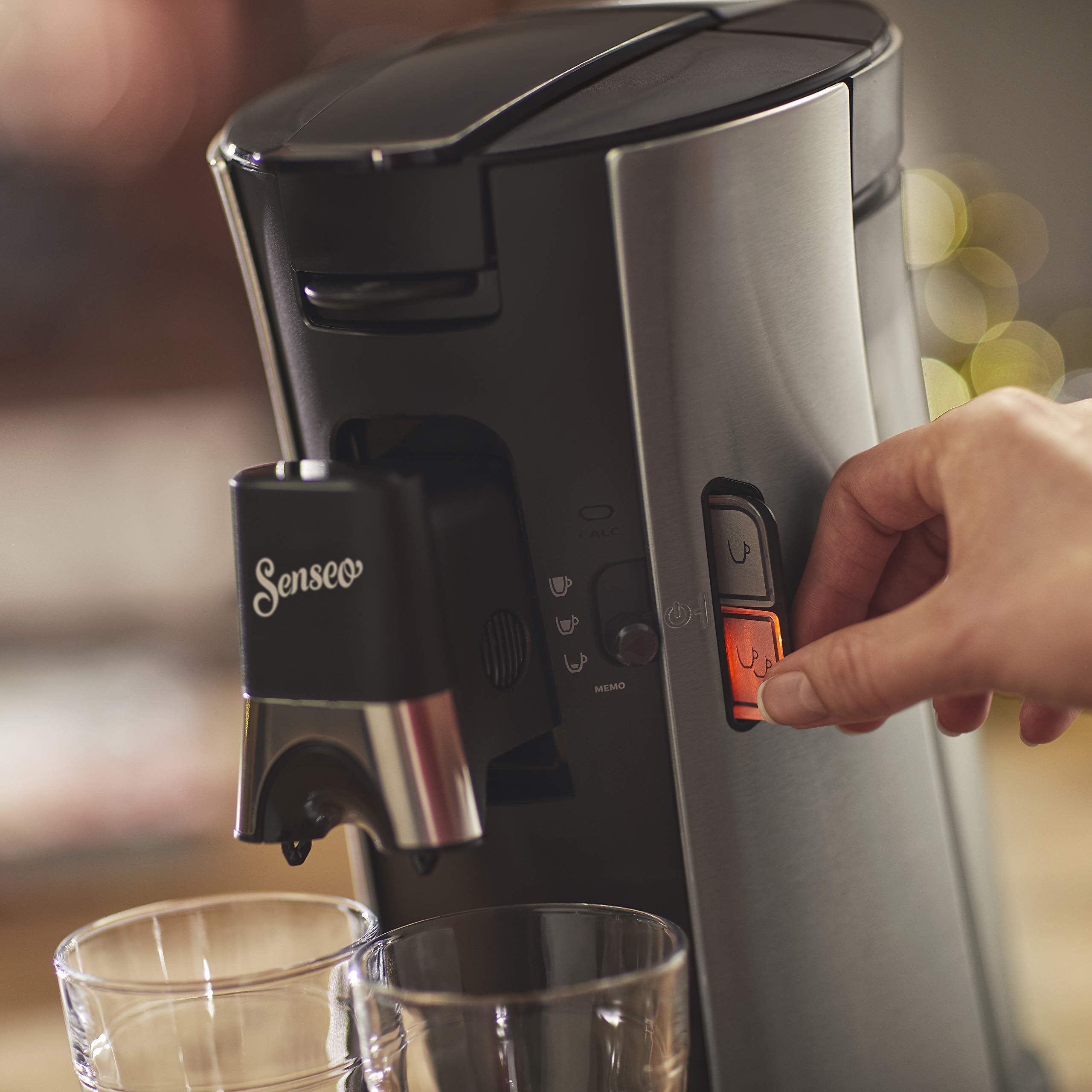 Machine à Café Rivano Senseo Select CSA250/11 – Sauge, Bec Ajustable